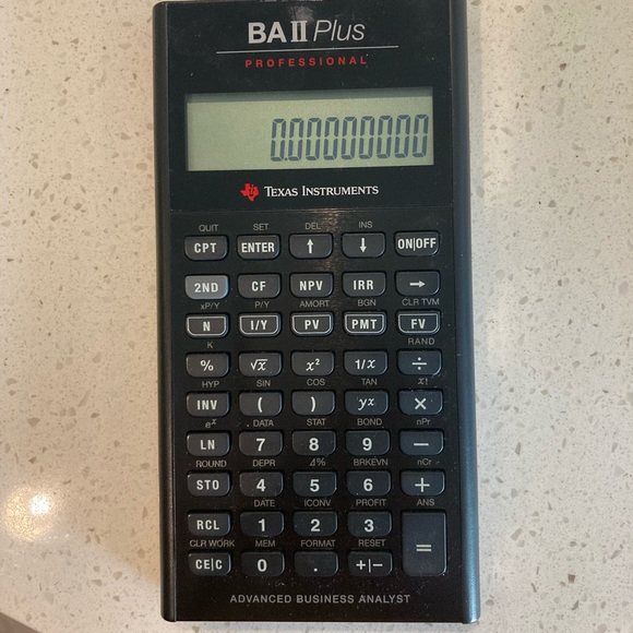 Texas Instruments BA-II Plus Financial Calculator - Picture 2 of 3